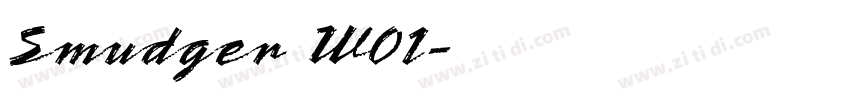 Smudger W01字体转换